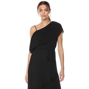 BCBGMaxAzria black asymmetrical dress